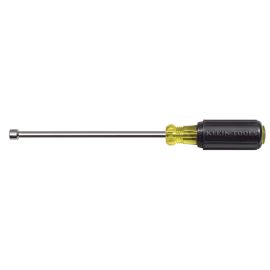 Klein Tools 646-1/4M 1/4 Inch Magnetic Tip Nut Driver 6 Inch Hollow-Shaft
