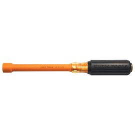 Klein Tools 646-9/16-INS Insulated Cushion-Grip, 9/16 Inch Hollow-Shaft Nut Driver 6 Inch Shank