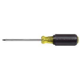 Klein Tools 661 #1 Square-Recess Tip Screwdriver 4 Inch (102 mm) Round-Shank