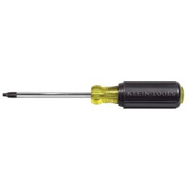 Klein Tools 663 #3 Square-Recess Tip Screwdriver 4 Inch (102 mm) Round-Shank