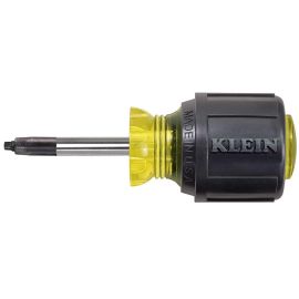 Klein Tools 668 #1 Square-Recess Tip Screwdriver 1-1/2 Inch (38 mm) Round-Shank