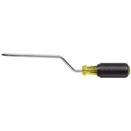 Klein Tools 671-6 1/4 Inch (6 mm) Cabinet-Tip Screwdriver Rapi-Driv