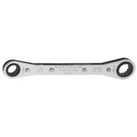Klein Tools 68201 Ratcheting Box Wrench - 3/8 Inch x 7/16 Inch