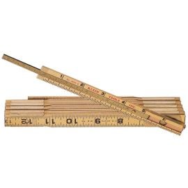 Klein Tools 905-6 Wood Folding Rules with Extension