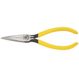 Klein Tools D301-6C 6-5/8 Inch Standard Coil Spring Long Nose Pliers
