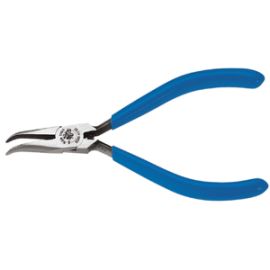 Klein Tools D321-41/2C 4 Inch (102 mm) Midget Long-Nose Pliers - Slim Nose with Spring