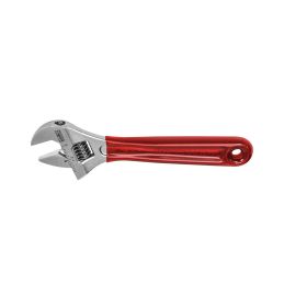 Klein Tools D507-6 6 Inch Extra-Capacity Plastic-Dip Handle Adjustable Wrench