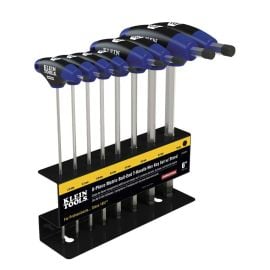 Klein Tools JTH68MB 6 Inch Metric Ball End Journeyman T-Handle Set With Stand