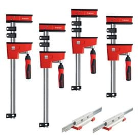Bessey Tools KREX2450 Parallel Clamp Kit, 2-24 Inch, 2-50 Inch K Body Clamps and  4 x KBX20 
