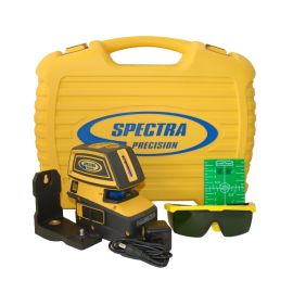 Spectra LT52G LT52 Green Laser W Cross Line & 5 Alignment Points W Lithium Battery In Case