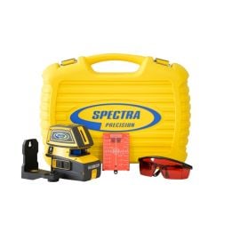 Spectra LT52R LT52 Red Laser W Cross Line & 5 Alignment Points W Lithium Battery In Case