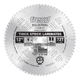 Freud LU92M012 12 Inch 72 Tooth Modified TCG Ultimate Laminate Cutting Saw Blade with 1 Inch Arbor