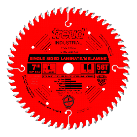 Freud LU98R007 Superior 7 Inch 56 Tooth TCG Laminate and Wood Cutting Saw Blade with 5/8 Inch Arbor and PermaShield Coating