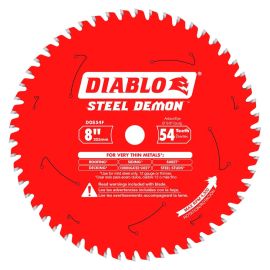 Freud D0854F Diablo 8 in. x 54 Tooth Carbide-Tipped Saw Blade for Metal