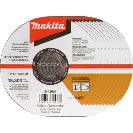 Makita B-12631-10 4-1/2 Inch x .040 Inch x 7/8 Inch INOX Thin Cut-Off Wheel, 10/pk