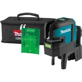 Makita SK106GDZ 12V max CXT® Self-Leveling Cross-Line/4-Point Green Laser, (Tool Only)