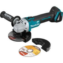 Makita XAG09Z 18V LXT Lithium‑Ion Brushless Cordless 4‑1/2 Inch / 5 Inch Cut‑Off/Angle Grinder, with Electric Brake, Tool Only