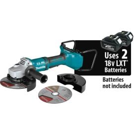 Makita XAG12Z1 18V X2 LXT Lithium‑Ion (36V) Brushless Cordless 7 Inch Paddle Switch Cut‑Off/Angle Grinder, with Electric Brake, Tool Only