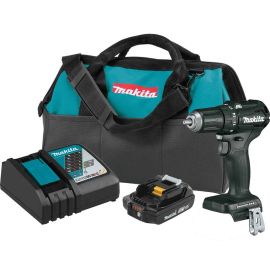 Makita XFD11R1B 18V LXT Lithium‑Ion Sub‑Compact Brushless Cordless 1/2 Inch Driver‑Drill Kit (2.0Ah)