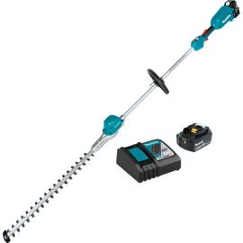 Makita XNU02T 18V LXT Lithium-Ion Brushless Cordless 24 Inch Pole Hedge Trimmer Kit (5.0Ah)