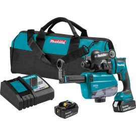 Makita XRH12TW 18V LXT® Lithium-Ion Brushless Cordless 11/16 Inch AVT® Rotary Hammer Kit, accepts SDS-PLUS bits, w/ HEPA Dust Extractor, AWS™