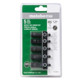 Metabo HPT 115280M 5pc Impact Nut Driver Set - Pack of 5