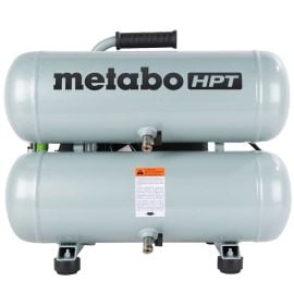 Metabo HPT EC99SM 4-Gallon Portable Electric Twin Stack Air Compressor