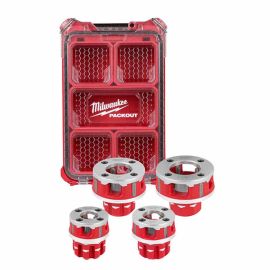 Milwaukee 48-36-1063 Compact 1/2 Inch-1-1/4 Inch ALLOY NPT Portable Pipe Threading Forged Aluminum Die Head Kit