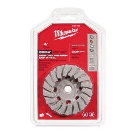 Milwaukee 49-93-7780 4 Inch Diamond Cup Wheel Segmented-Turbo