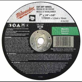 Milwaukee 49-94-7050 Cutting Wheel 7 X 3/32 X 5/8