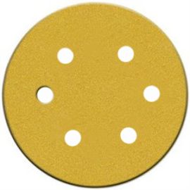 Norton 01632 6 Inch x 6 Hole Grit 60 Hook and Loop Sanding Disc (Pack of 25)