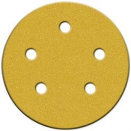 Norton 49210 5 Inch x 5 Hole 220 Grit Hook and Loop Sanding Disc (Pack of 25)