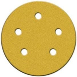 Norton 49213 5 Inch x 5 Hole 120 Grit Hook and Loop Sanding Disc (Pack of 25)