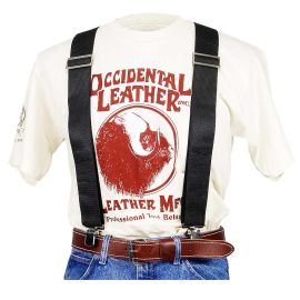 Occidental Leather 9020B Oxy Nylon Suspenders - Black