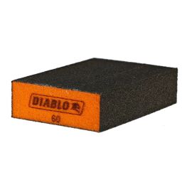 Freud DFBBLOCMED03G Diablo Flat 60-Grit Sanding Sponge Orange - 3PK