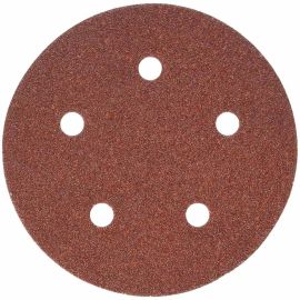 Porter Cable 735500625 5-Inch 5-Hole Hook and Loop 60 Grit Sanding Discs (25-Pack) 