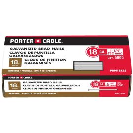 Porter Cable PBN18125-1 18 Ga Brad, 1-1/4 Inch Long Brad Nails (1,000 Count)