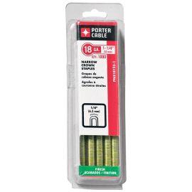 Porter Cable PNS18125-1 1-1/4 in. 18 Ga. Narrow Crown Staples (1,000 Count) 