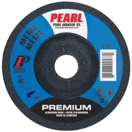 Pearl Abrasive FAC7024H 7 x 1/8 x 5/8-11 Aluminum Oxide Type 27 Flexible Grinding Wheel