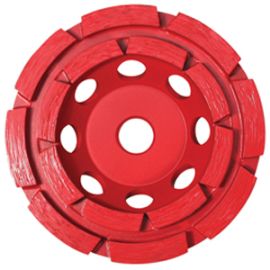 Pearl Abrasive PV05CDH 5 X 5/8-11 (Double Row) P2 Pro-V For Concrete & Masonry Cup Wheel