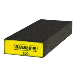 Freud DFBBLOCBFN01G Diablo Extended Flat 100-Grit Sanding Sponge - Yellow