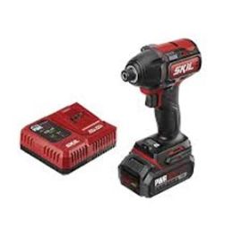 Skil ID573902 PWRCore 20™ Brushless 20V 1/4 Inch Hex Impact Driver Kit with PWRJump™ Charger