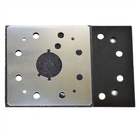 Superior Pads and Abrasives SPD18 1/4 Sheet Sander Pad / Backing Plate 8 Hole Stick on Square Sanding Pad replaces Dewalt 151280-00 & 151284-00SV