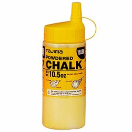 Tajima PLC2-Y300 Micro Chalk, Ultra-Fine Chalk, Yellow, Easy-Fill Nozzle, 300g / 10.5 Oz.