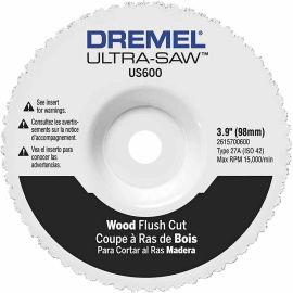 Dremel US600-01 Wood Flush Cut Wheel , White