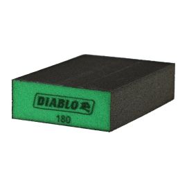 Freud DFBBLOCUFN01G Diablo Flat 180-Grit Sanding Sponge - Green