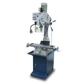 Baileigh VMD-828G 110V Gear Driven Mill and Drill, Includes Stand, Coolant System, Work Light, and R8 Spindle
