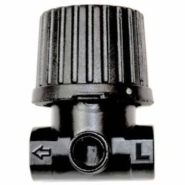 Interstate Pneumatics WR1120  1/4 Inch Mini Metal IN-Line Regulator - Inlet 150 PSI - Outlet 125 PSI - (Flow: Left to Right)