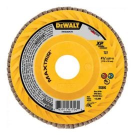 Dewalt DWA8280HCTR 4-1/2" Steel Trimmable Flap Disc Sr40 T27
