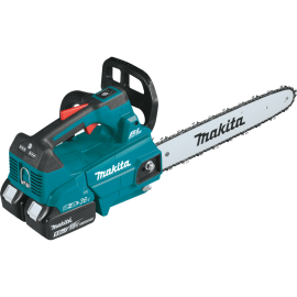 Makita XCU09PT 18V X2 (36V) LXT® Lithium-Ion Brushless Cordless 16 Inch Top Handle Chain Saw Kit, dual port charger (5.0Ah)